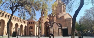 American tourist at Yerevan