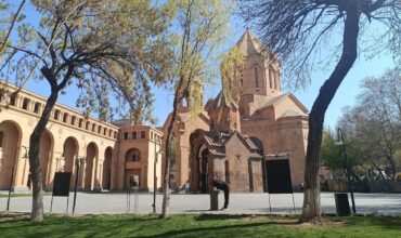 American tourist at Yerevan