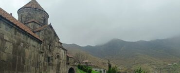 Haghpat Monastery on a forested plateau above the Debed river canyon, northern Armenia
