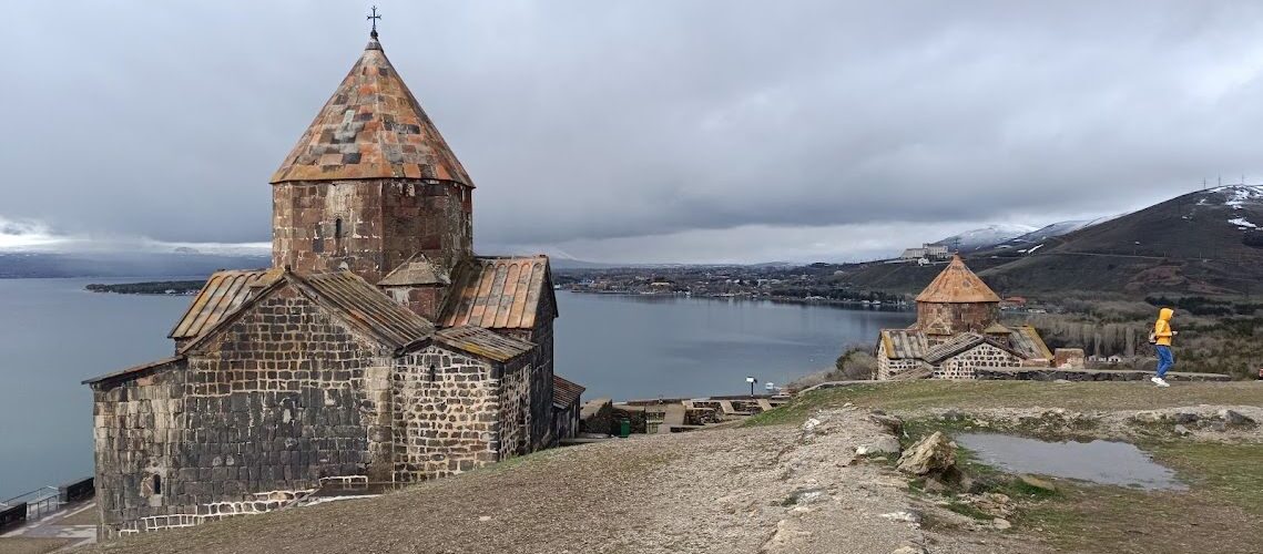 Lake Sevan day trip from Yerevan with blue water and Sevanavank monastery